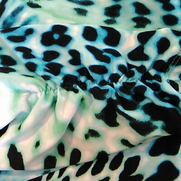 Ellen Tracy Open Animal Print Cardigan - Picture 8 of 8